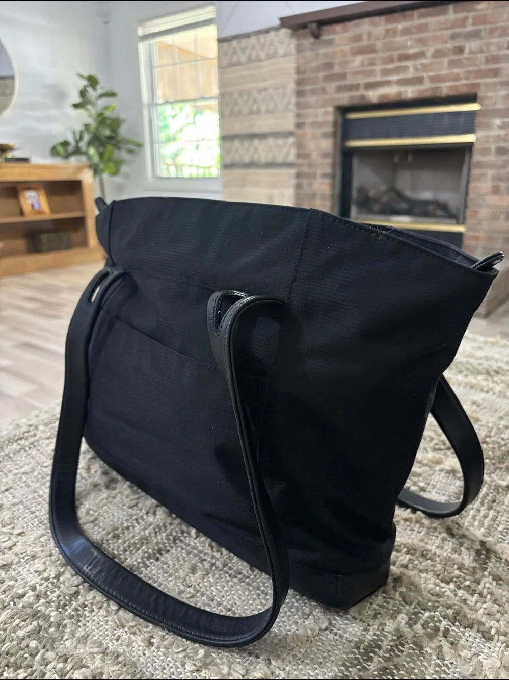 Tumi black nylon